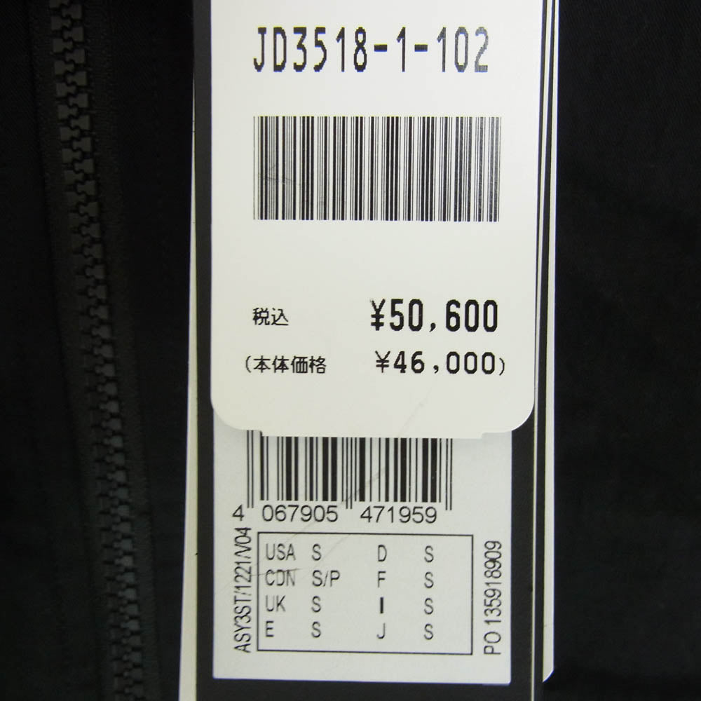 Y-3 Yohji Yamamoto ワイスリー ヨウジヤマモト JD3518 W WTWILL BLOUSO ジップアップ ジャケット ブラック系 S【極上美品】【中古】