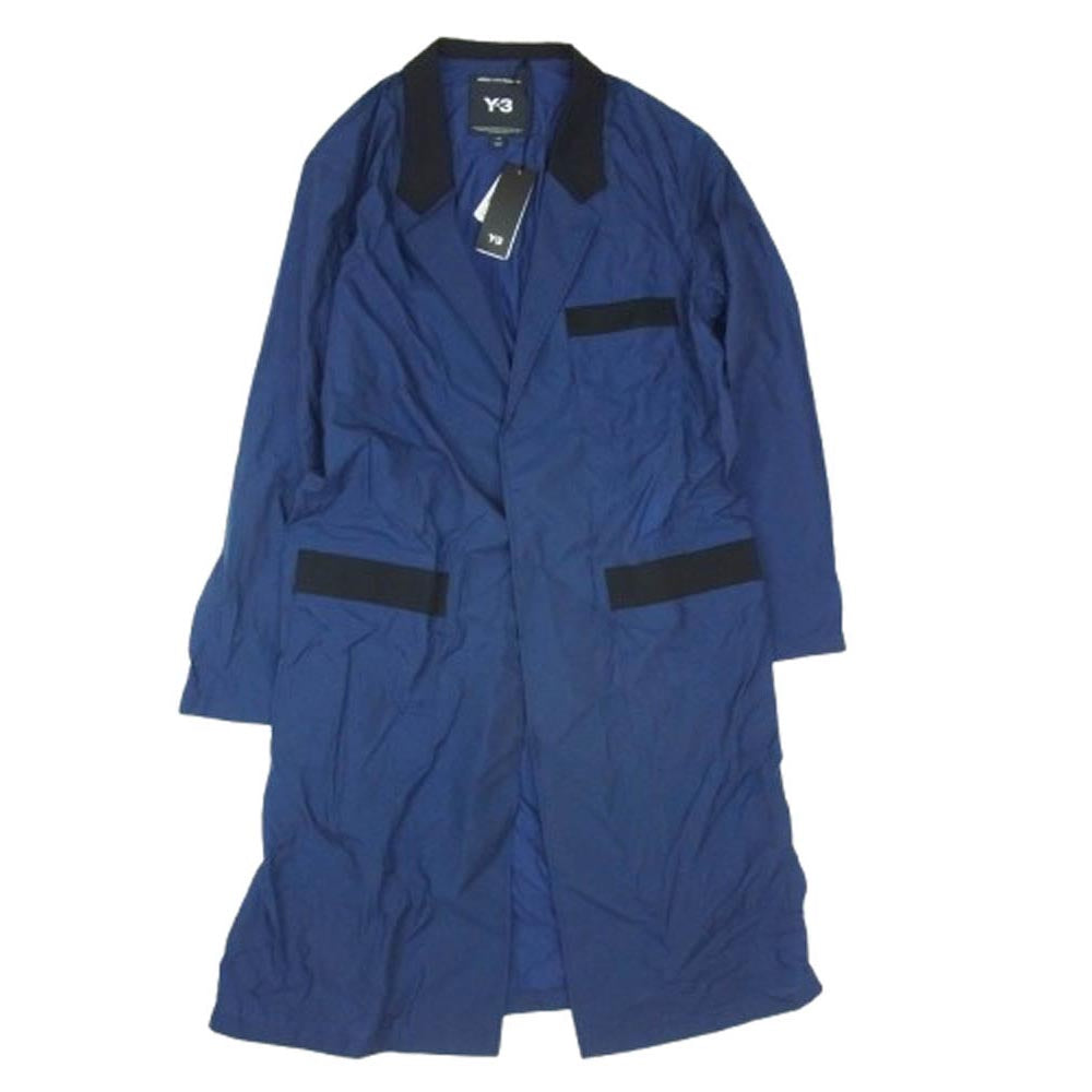 Y-3 Yohji Yamamoto ワイスリー ヨウジヤマモト JM3242 M NYL BLAZER ナイロン ブレザー ジャケット ネイビー系 L【極上美品】【中古】