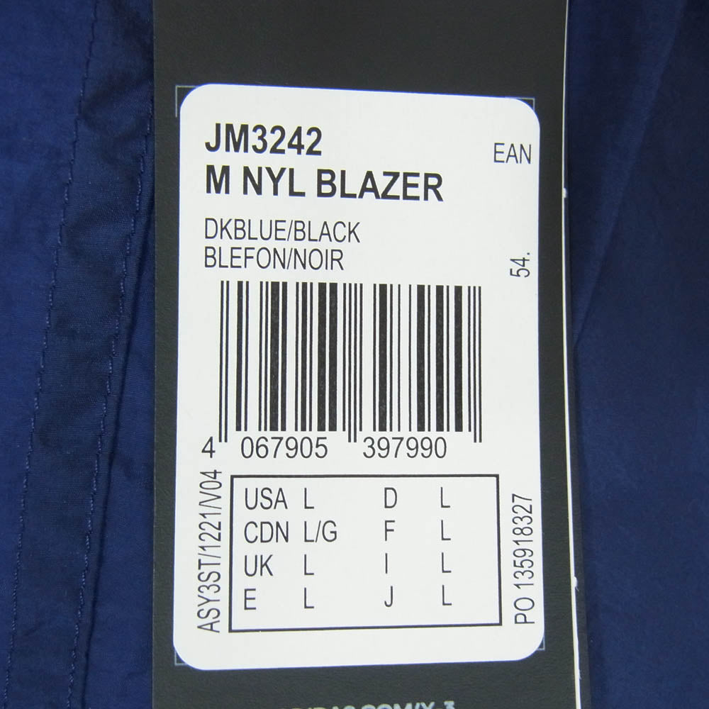 Y-3 Yohji Yamamoto ワイスリー ヨウジヤマモト JM3242 M NYL BLAZER ナイロン ブレザー ジャケット ネイビー系 L【極上美品】【中古】