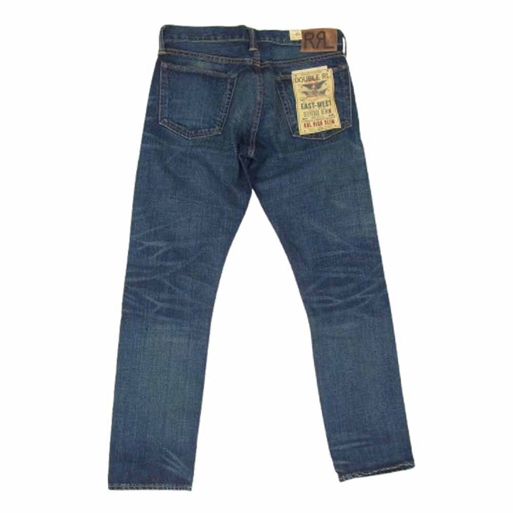 RRL ダブルアールエル 782861848001 High Slim Bayview Selvedge Jean ハイスリム セルビッジ デニム パンツ インディゴブルー系 31【新古品】【未使用】【中古】