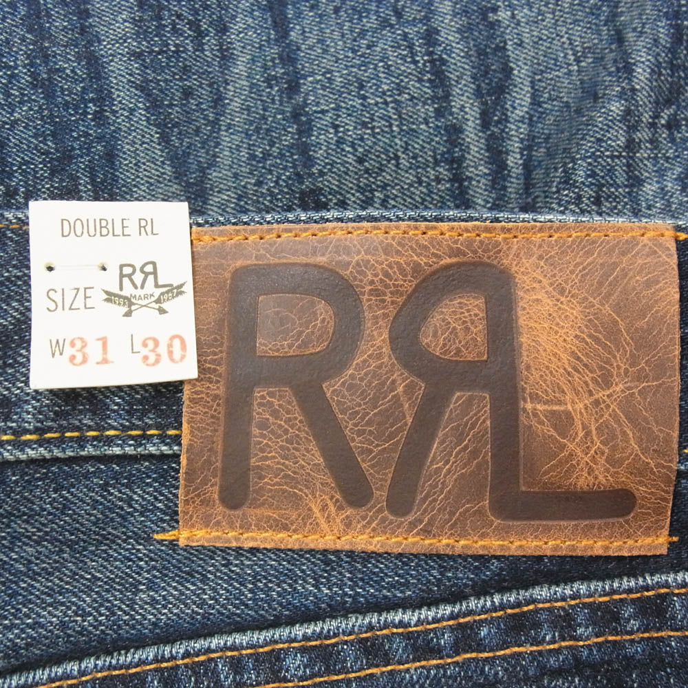 RRL ダブルアールエル 782861848001 High Slim Bayview Selvedge Jean ハイスリム セルビッジ デニム パンツ インディゴブルー系 31【新古品】【未使用】【中古】
