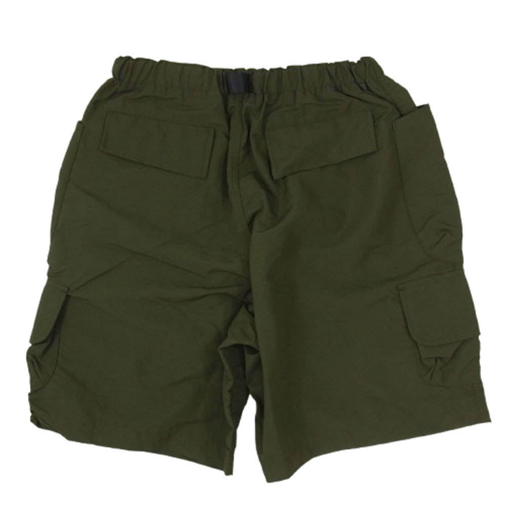 COMME des GARCONS HOMME コムデギャルソンオム HO-P029-051 SHORTS ナイロンタッサー ハーフパンツ ショーツ カーキ系 S【極上美品】【中古】