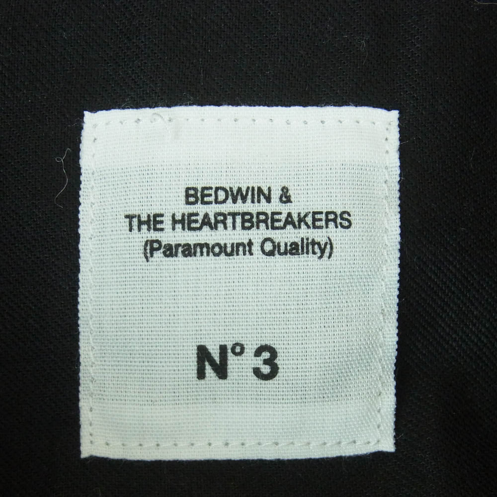 BEDWIN & THE HEARTBREAKERS ベドウィンアンドザハートブレイカーズ 24AW 24AB1741 WOOL BIG SHIRT BILLY ビッグ ウール チェック 長袖 シャツ ジャケット イエロー系 ブラウン系 3【中古】