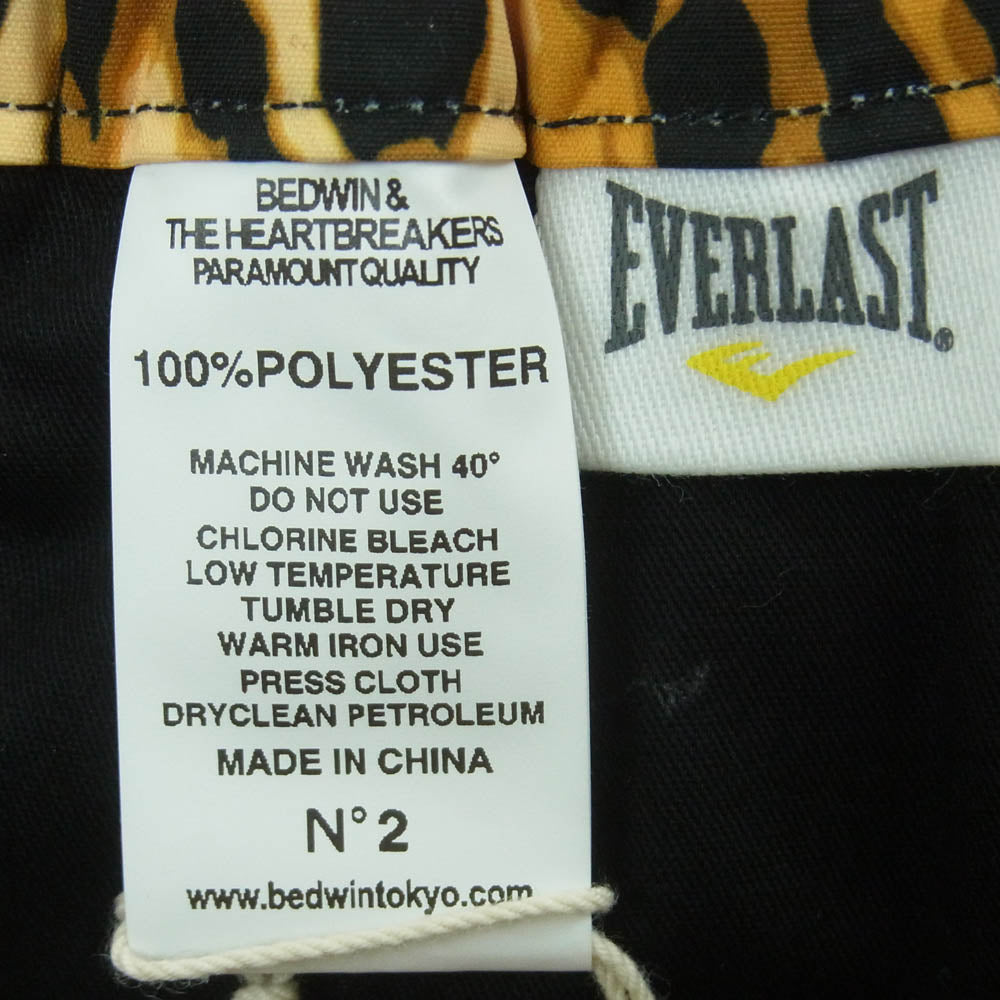 BEDWIN & THE HEARTBREAKERS ベドウィンアンドザハートブレイカーズ 23SS 23SB4689 EVERLAST ExTRAINING SHORTS CREED エバーラスト トレーニング ショーツ ハーフ ショート パンツ ブラウン系 ブラック系 2【極上美品】【中古】