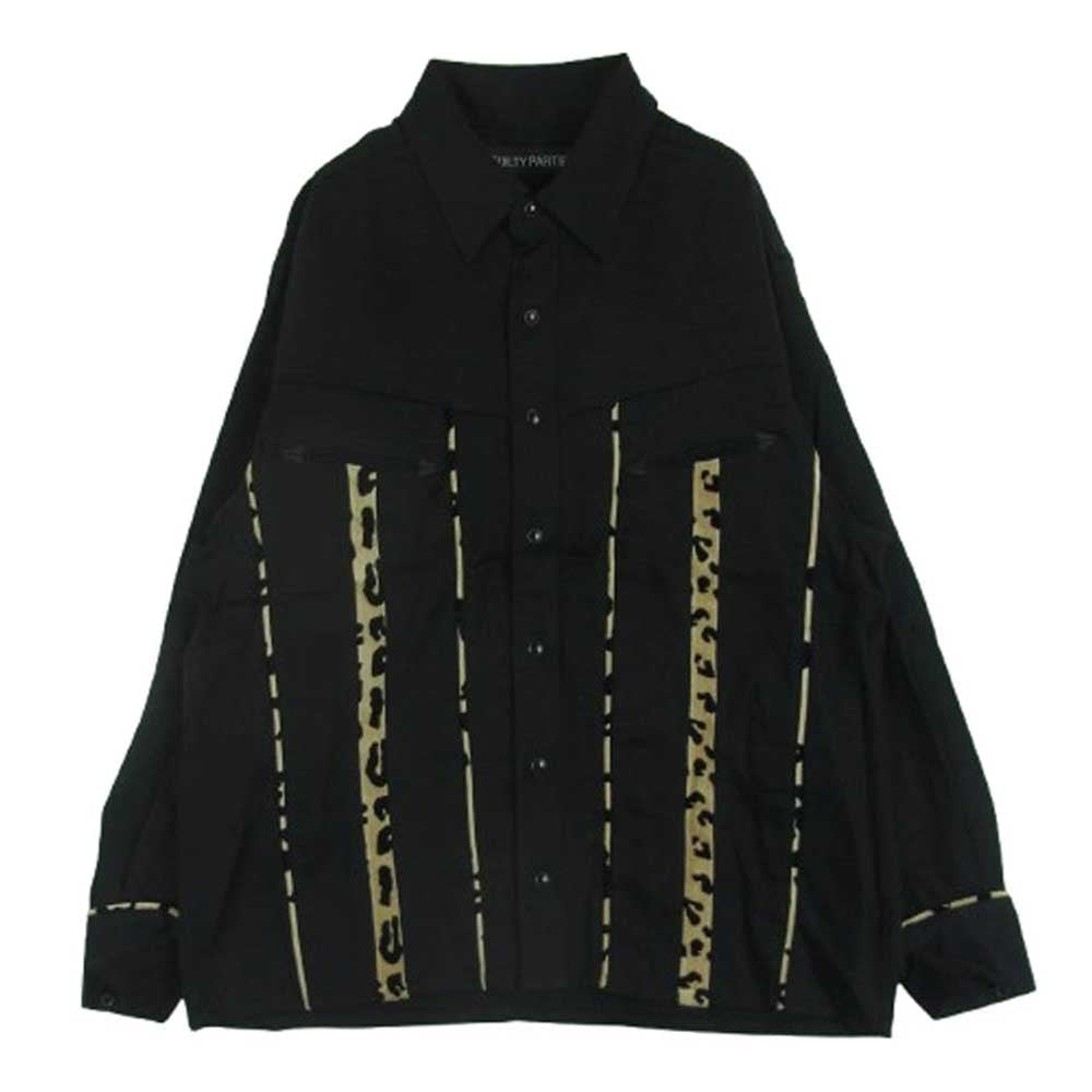 WACKO MARIA ワコマリア 24AW 24FW-WMS-WS03 WESTERN SHIRT L/S TYPE-3 リヨセル ウエスタン 長袖 シャツ ブラック系 M【美品】【中古】
