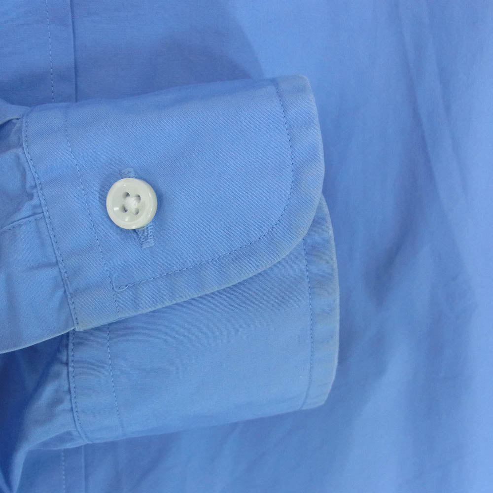 エルイー 21-050-053-2170-1-0 WIDE Reguler Shirts レギュラーカラー 長袖 シャツ ブルー系 3【中古】