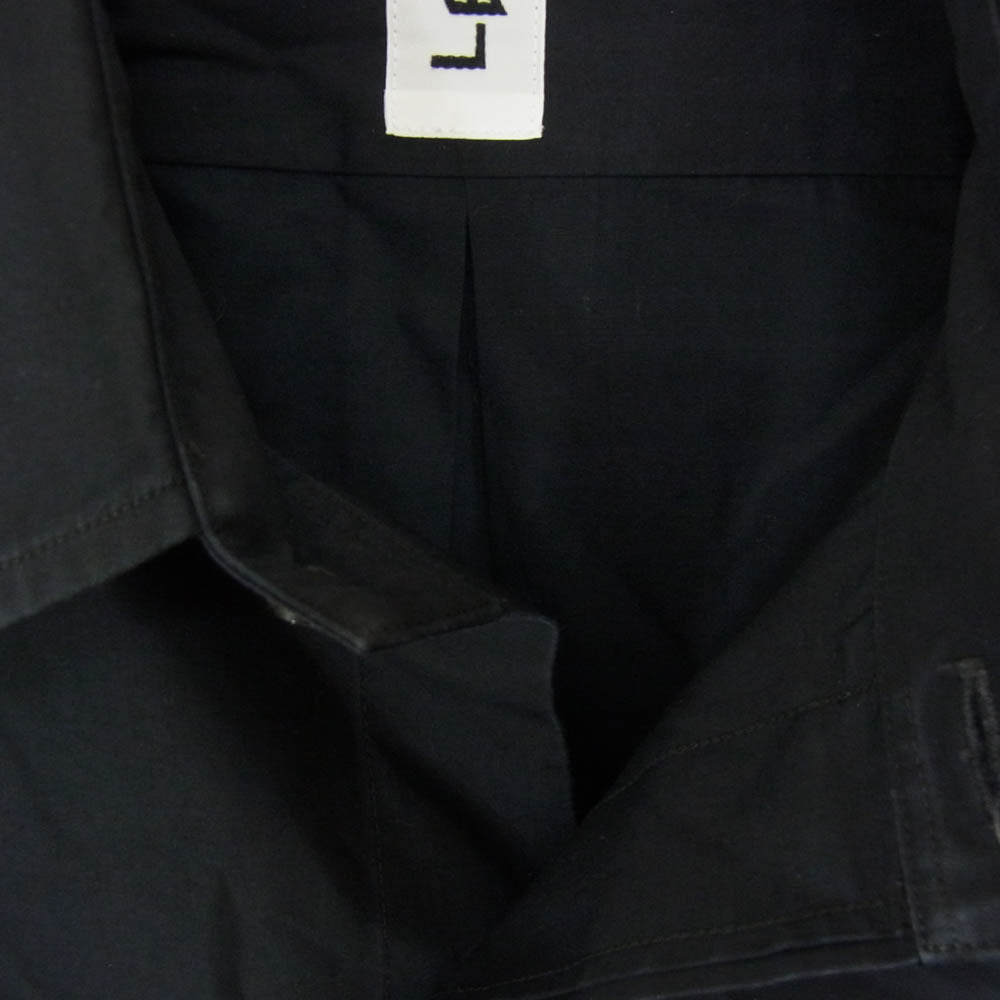 エルイー 20-050-053-2200-3-0 WIDE Reguler Shirts レギュラー カラー 長袖 シャツ ブラック系 2【中古】