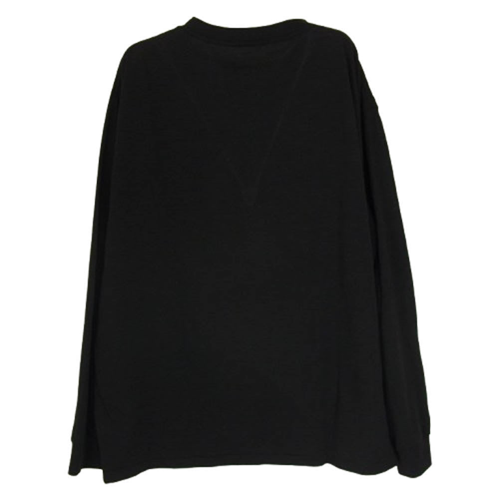 COMOLI コモリ 25SS B01-05015 サマーウール 長袖 クルー Tシャツ チャコール系 2【新古品】【未使用】【中古】