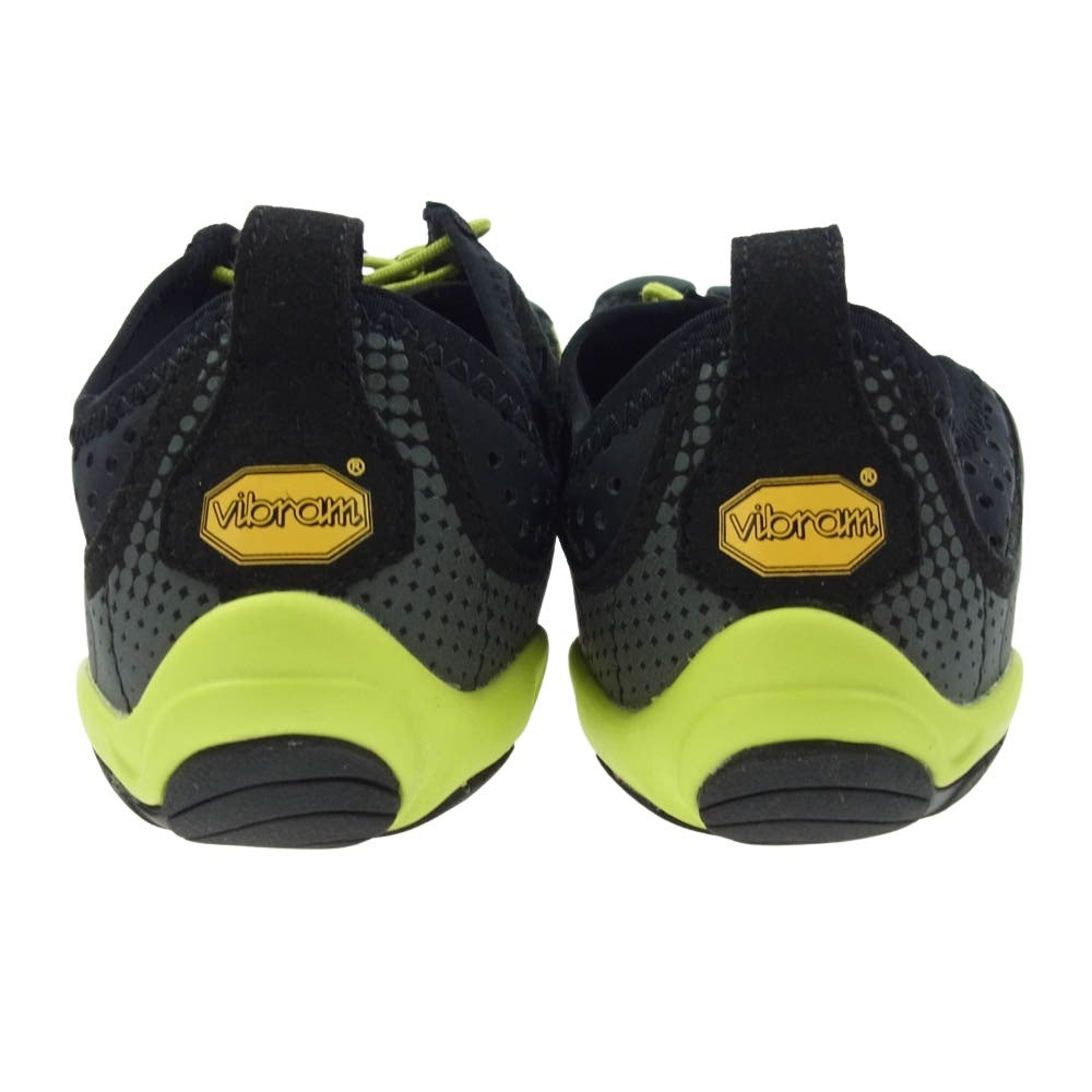 Vibram V-Run Retro ブラック/グリーン 39 V-Run Retro Black/Green/Black