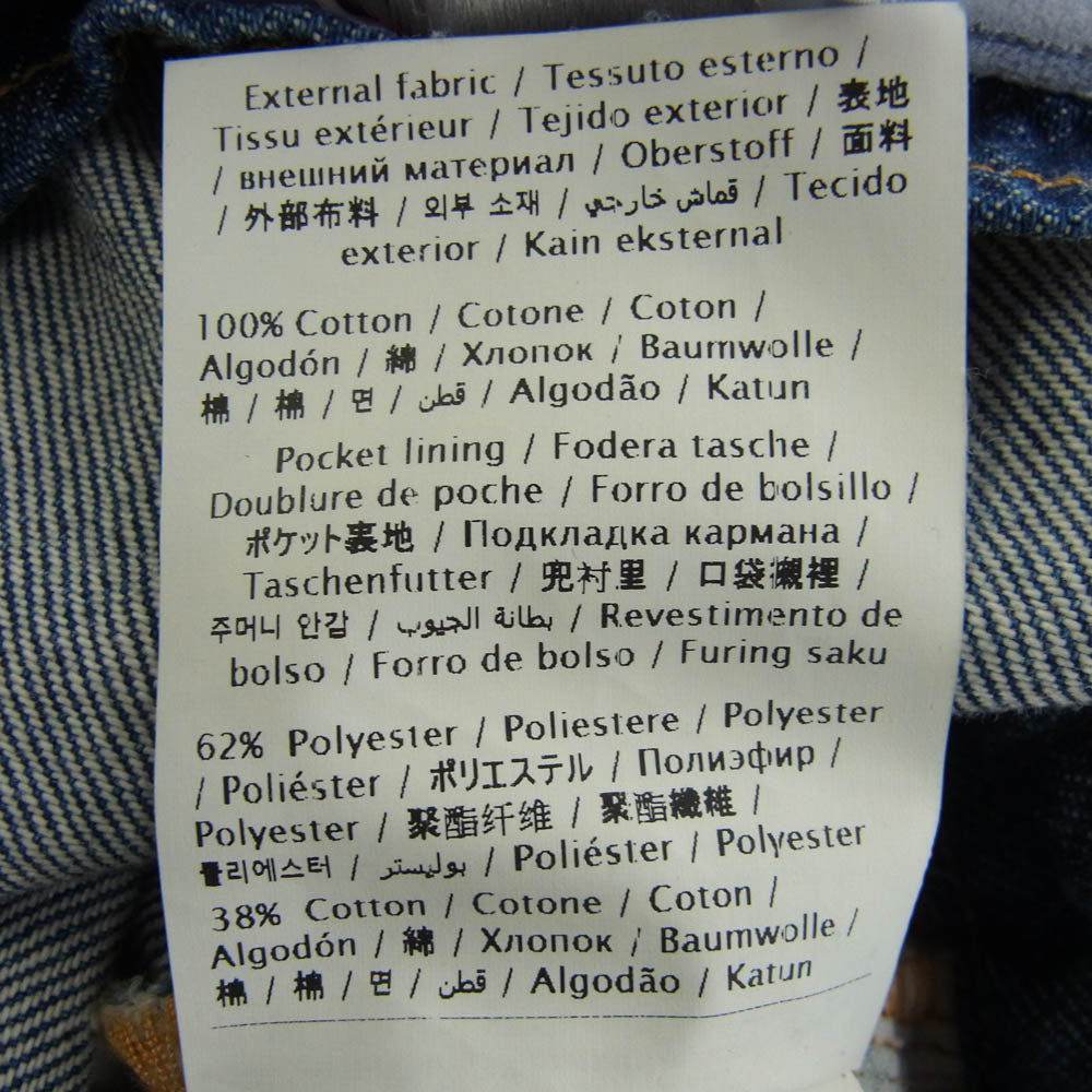 VALENTINO ヴァレンティノ DENIM DRESS デニム ドレス ワンピース インディゴブルー系 42【極上美品】【中古】