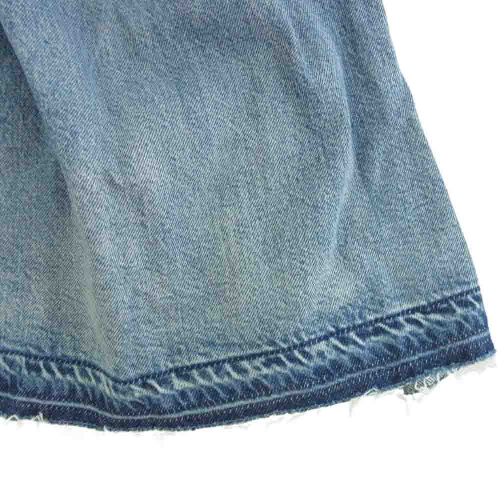 VALENTINO ヴァレンティノ DENIM DRESS デニム ドレス ワンピース インディゴブルー系 42【極上美品】【中古】