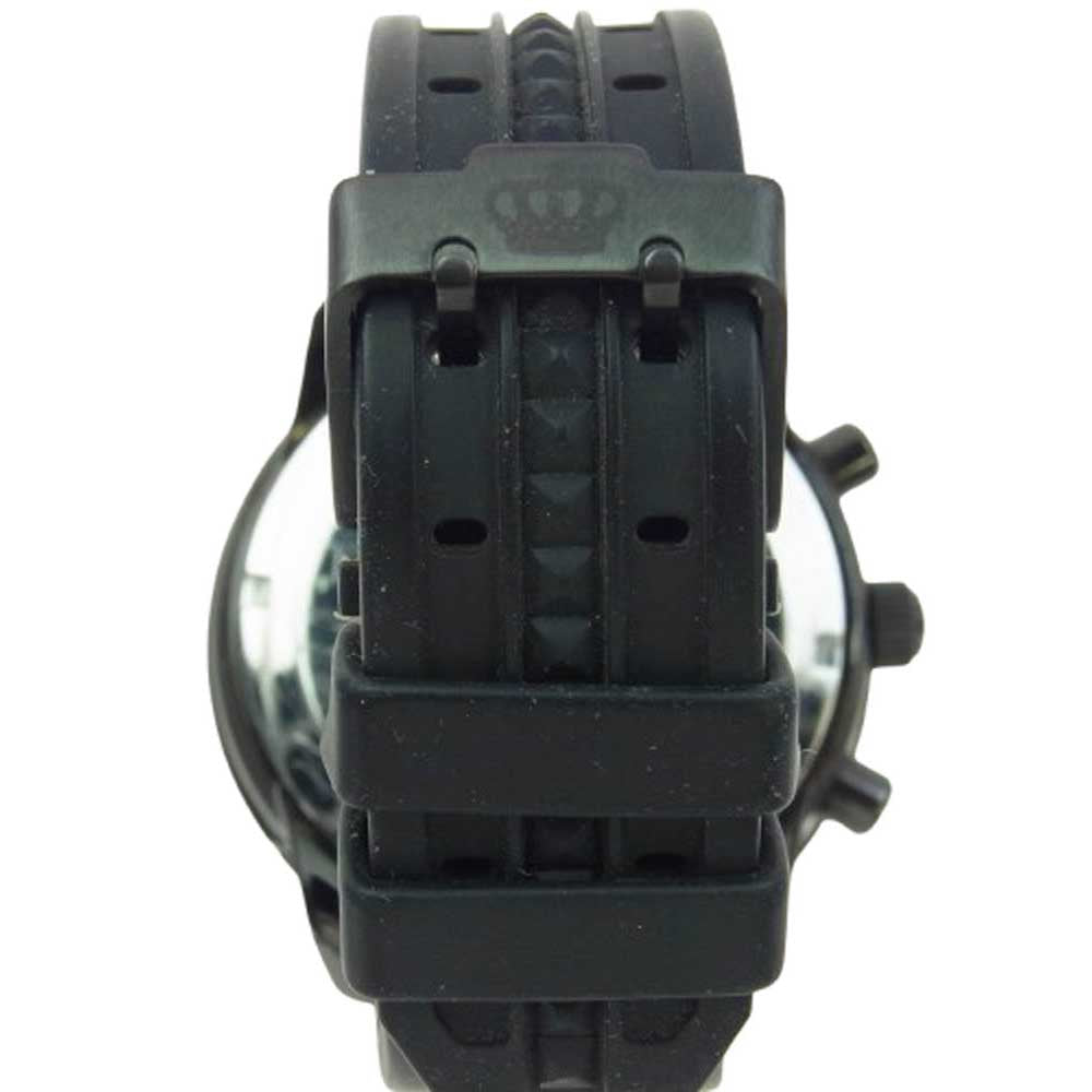 Justin Davis ジャスティンデイビス KIYOHARU 清春 コラボ クロノグラフ ウォッチ 時計 ブラック系【中古】