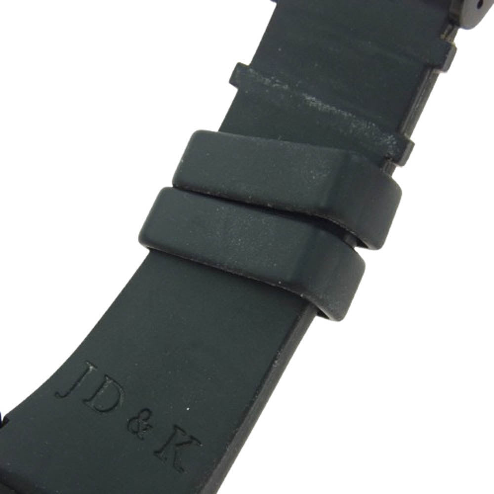 Justin Davis ジャスティンデイビス KIYOHARU 清春 コラボ クロノグラフ ウォッチ 時計 ブラック系【中古】