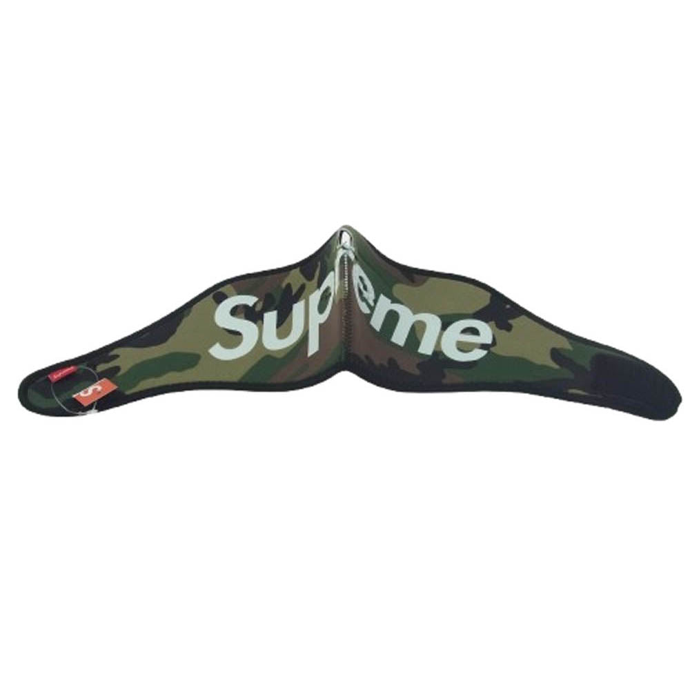 Supreme シュプリーム WINDSTOPPER Facemask ウィンドストッパー ロゴ フェイスマスク カモフラ カーキ系【新古品】【未使用】【中古】