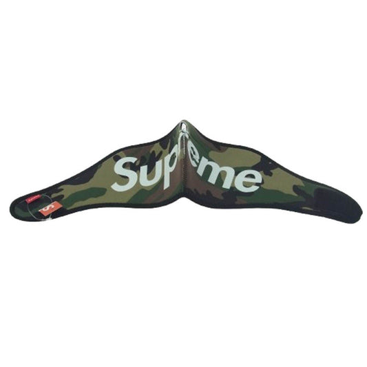 Supreme シュプリーム WINDSTOPPER Facemask ウィンドストッパー ロゴ フェイスマスク カモフラ カーキ系【新古品】【未使用】【中古】
