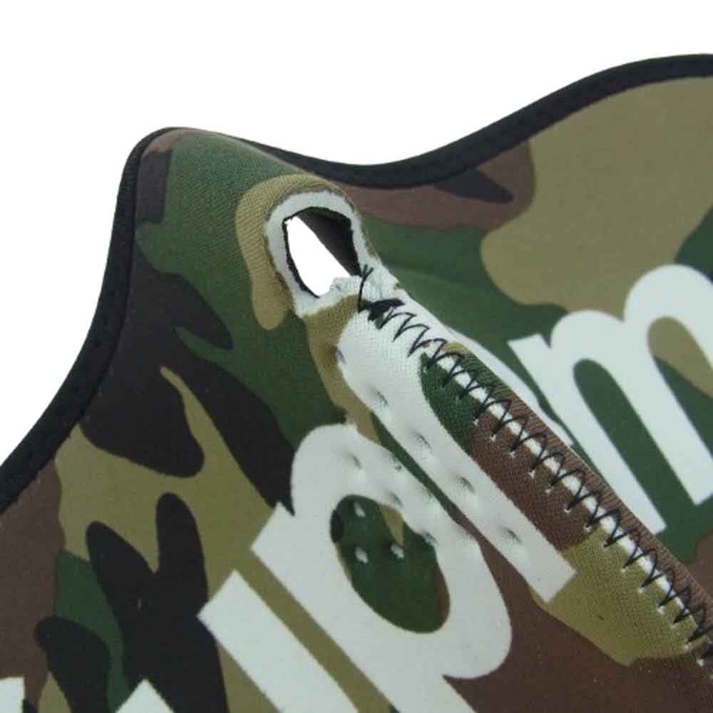 Supreme シュプリーム WINDSTOPPER Facemask ウィンドストッパー ロゴ フェイスマスク カモフラ カーキ系【新古品】【未使用】【中古】
