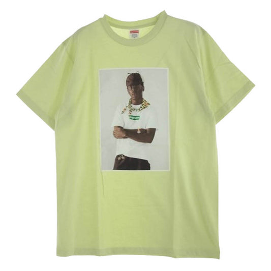 Supreme シュプリーム 24AW Tyler The Creator Tee タイラー ザ クリエイター フォト 半袖 Tシャツ ライトグリーン系 M【極上美品】【中古】