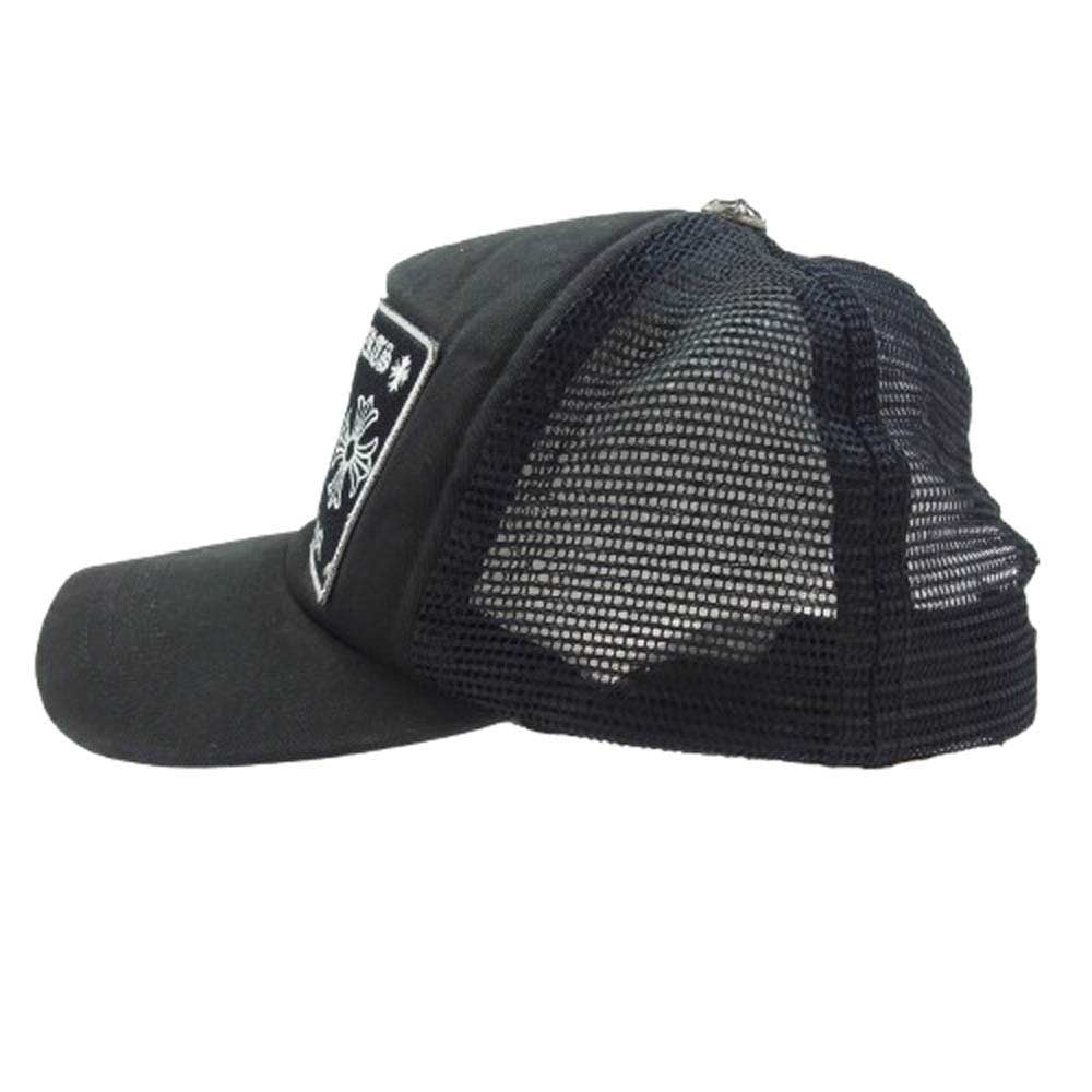 CHROME HEARTS クロムハーツ（原本無） TRUCKER CAP トラッカー キャップ CHパッチ ブラック ブラック系【中古】