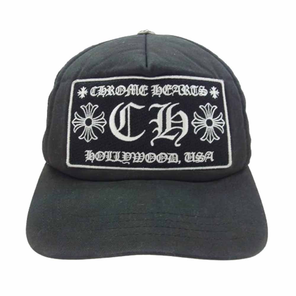 CHROME HEARTS クロムハーツ（原本無） TRUCKER CAP トラッカー キャップ CHパッチ ブラック ブラック系【中古】