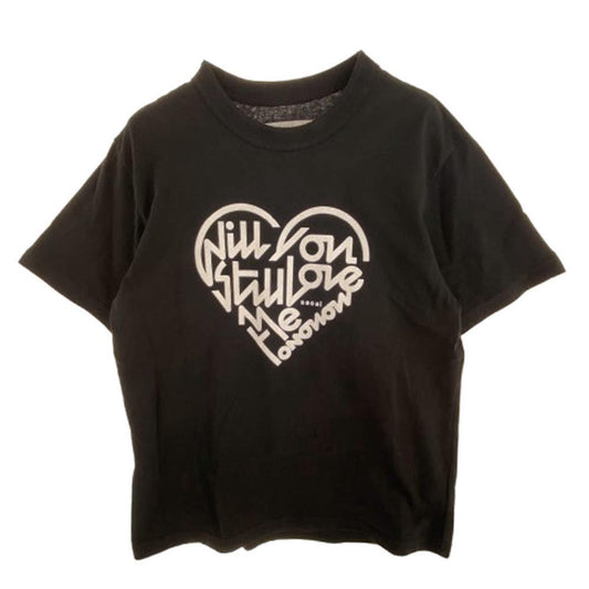 Sacai サカイ 25SS 25-0983S Print T-Shirt プリント 半袖 Tシャツ ブラック系 2【美品】【中古】