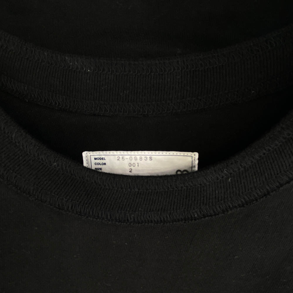 Sacai サカイ 25SS 25-0983S Print T-Shirt プリント 半袖 Tシャツ ブラック系 2【美品】【中古】