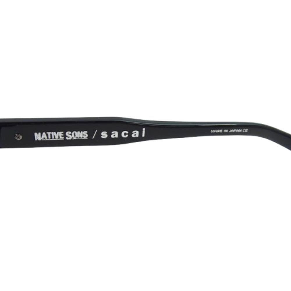 Sacai サカイ 19-0049S NATIVE SONS ネイティブ サンズ サングラス 跳ね上げ式 眼鏡【中古】