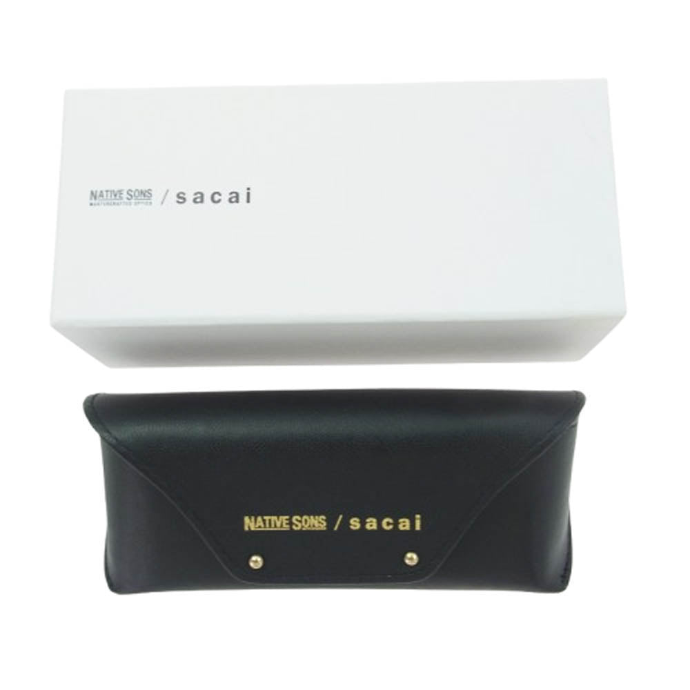 Sacai サカイ 19-0049S NATIVE SONS ネイティブ サンズ サングラス 跳ね上げ式 眼鏡【中古】