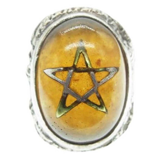 ALEX STREETER アレックスストリーター Angel Heart Ring エンジェル ハート リング イエロー系【中古】