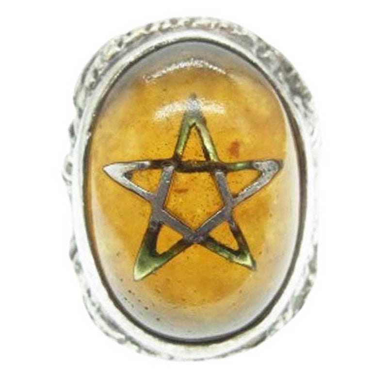 ALEX STREETER アレックスストリーター Angel Heart Ring エンジェル ハート リング イエロー系【中古】