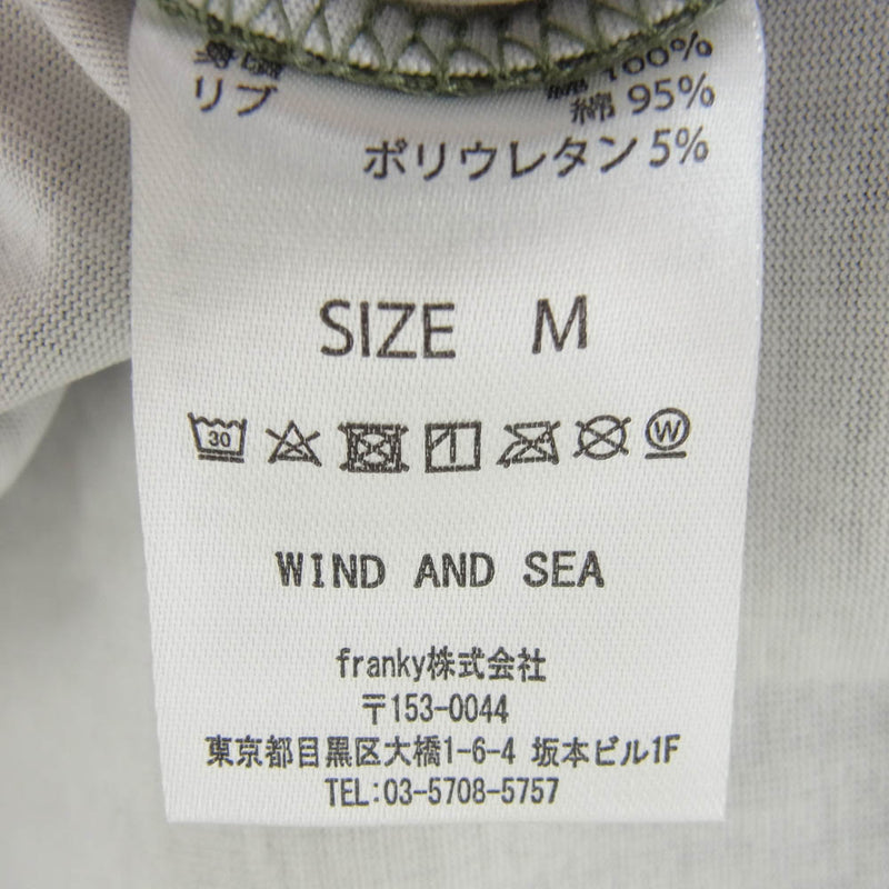 WIND AND SEA ロングスリーブTシャツ　グレー　Lサイズ WIND AND SEA ロングスリーブTシャツ グレー Lサイズ WIND AND