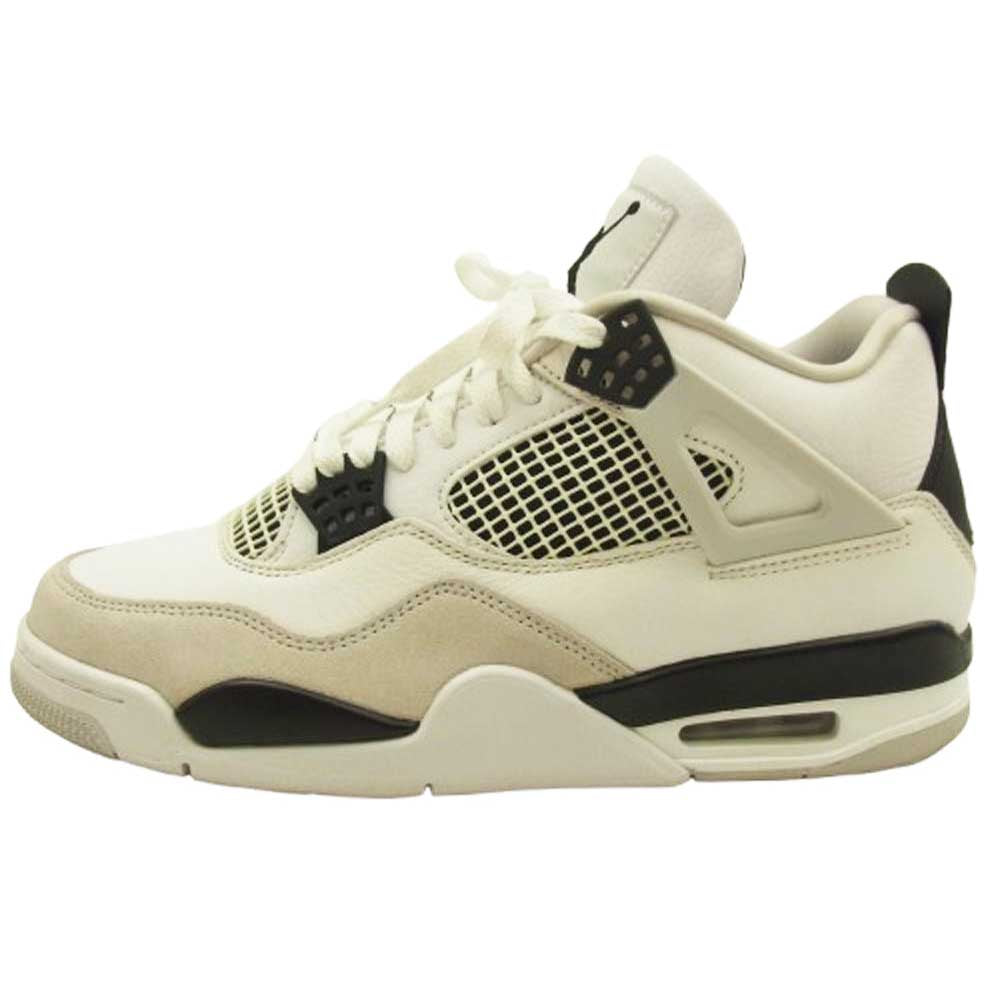 NIKE ナイキ DH6927-111 Air Jordan 4 Military Black エアジョーダン 4 ミリタリー ブラック スニーカー ホワイト系 ブラック系 ベージュ系 27.5cm【中古】