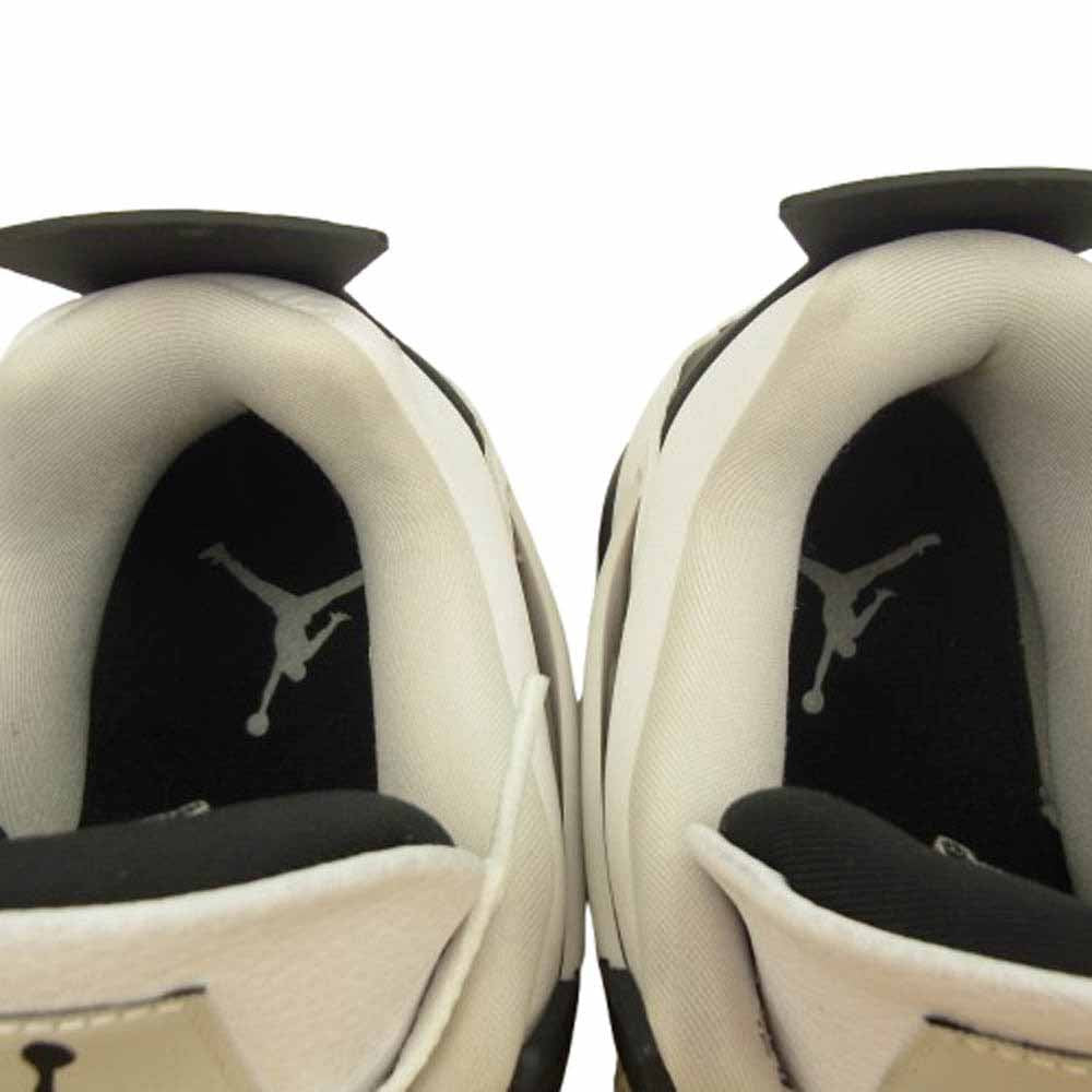 NIKE ナイキ DH6927-111 Air Jordan 4 Military Black エアジョーダン 4 ミリタリー ブラック スニーカー ホワイト系 ブラック系 ベージュ系 27.5cm【中古】