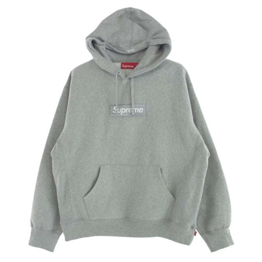 Supreme シュプリーム 24AW Box Logo Hooded Sweatshirt ボックスロゴ フーディー パーカー グレー グレー系 M【中古】