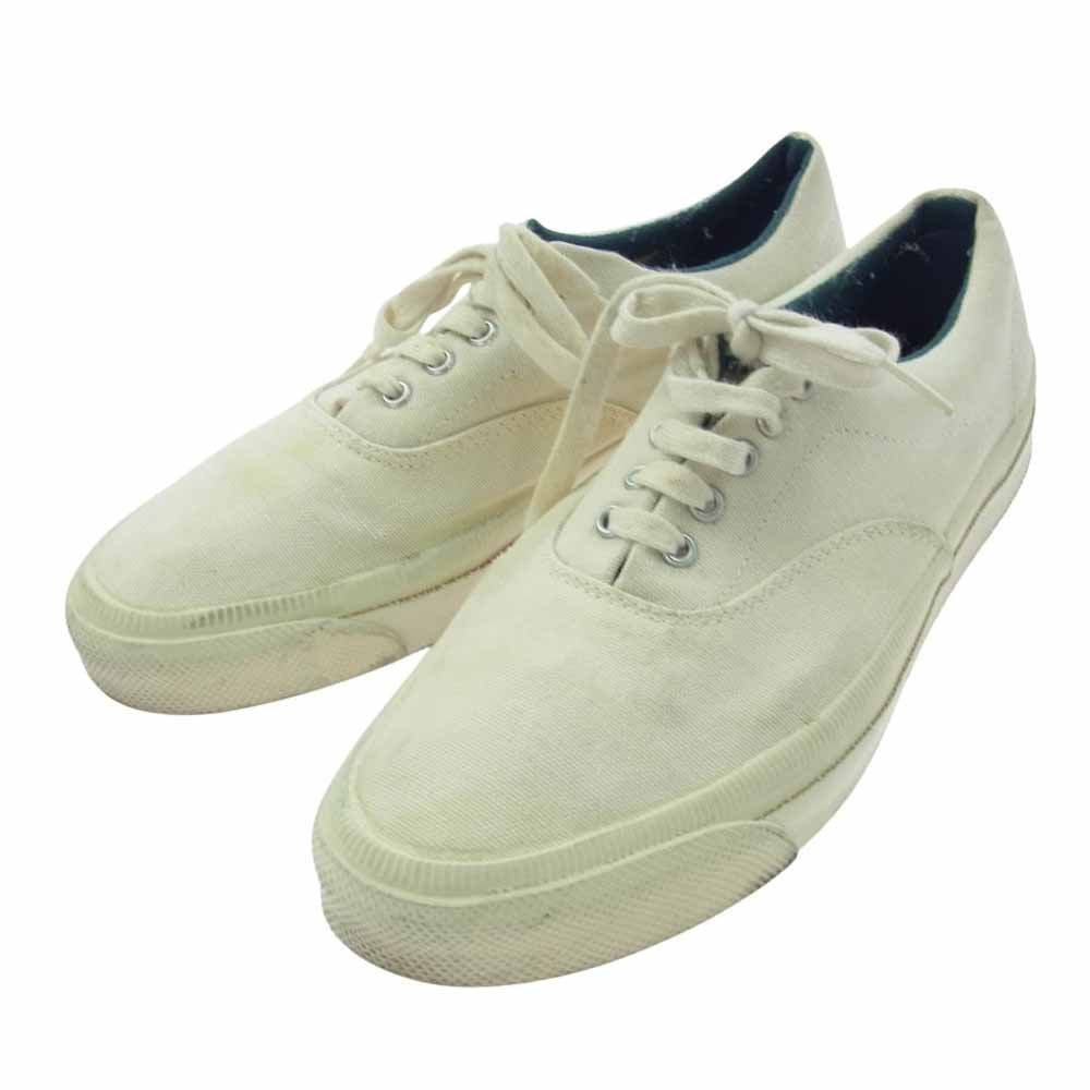 CONVERSE コンバース USA製 80s SKID GRIP スキッドグリップ ローカット スニーカー オフホワイト系 9.5【中古】