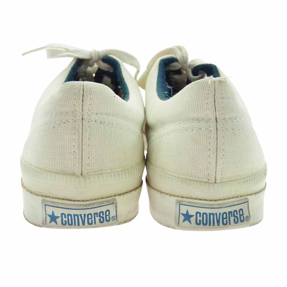 CONVERSE コンバース USA製 80s SKID GRIP スキッドグリップ ローカット スニーカー オフホワイト系 9.5【中古】