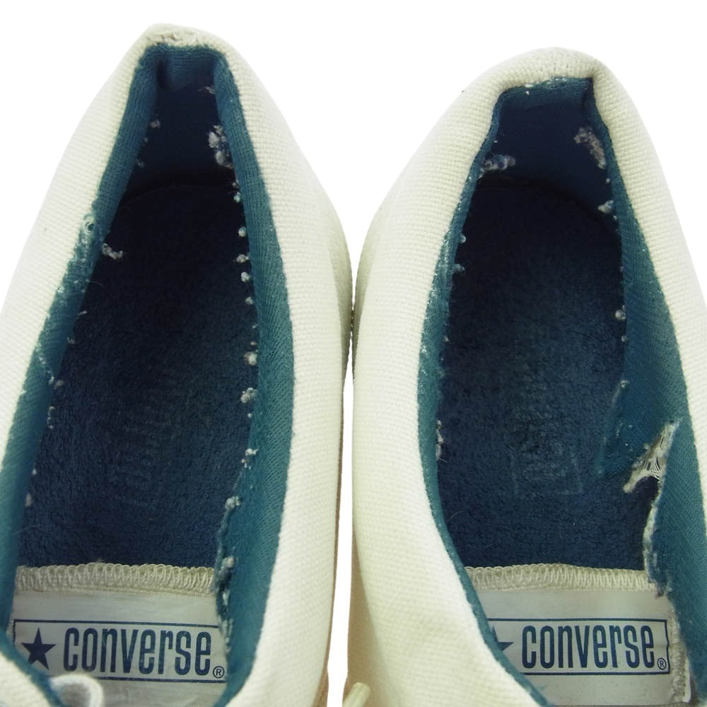 CONVERSE コンバース USA製 80s SKID GRIP スキッドグリップ ローカット スニーカー オフホワイト系 9.5【中古】