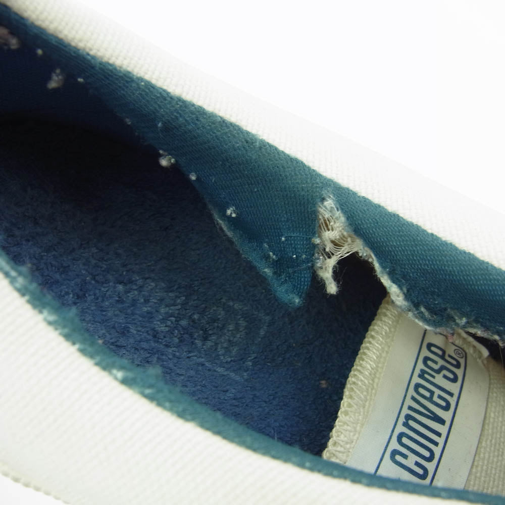 CONVERSE コンバース USA製 80s SKID GRIP スキッドグリップ ローカット スニーカー オフホワイト系 9.5【中古】