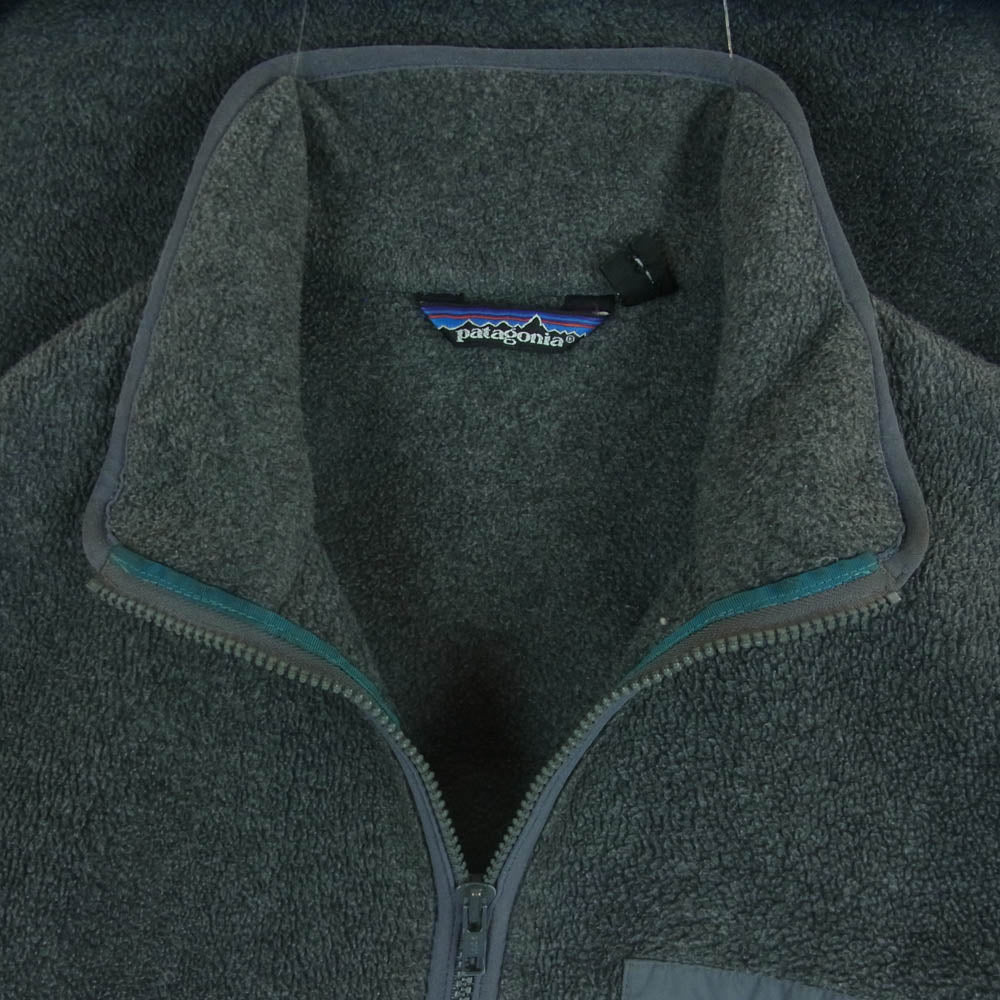 patagonia パタゴニア 25021 USA製 80 ~ 90S ジップ フリース ジャケット グレー系 L【中古】