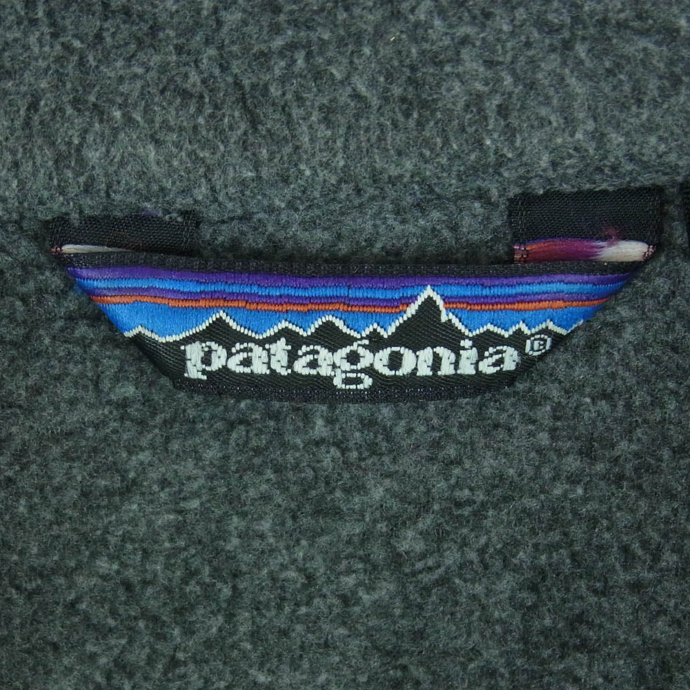 patagonia パタゴニア 25021 USA製 80 ~ 90S ジップ フリース ジャケット グレー系 L【中古】