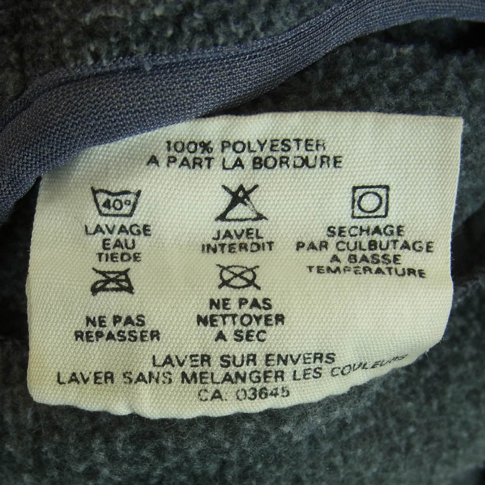 patagonia パタゴニア 25021 USA製 80 ~ 90S ジップ フリース ジャケット グレー系 L【中古】