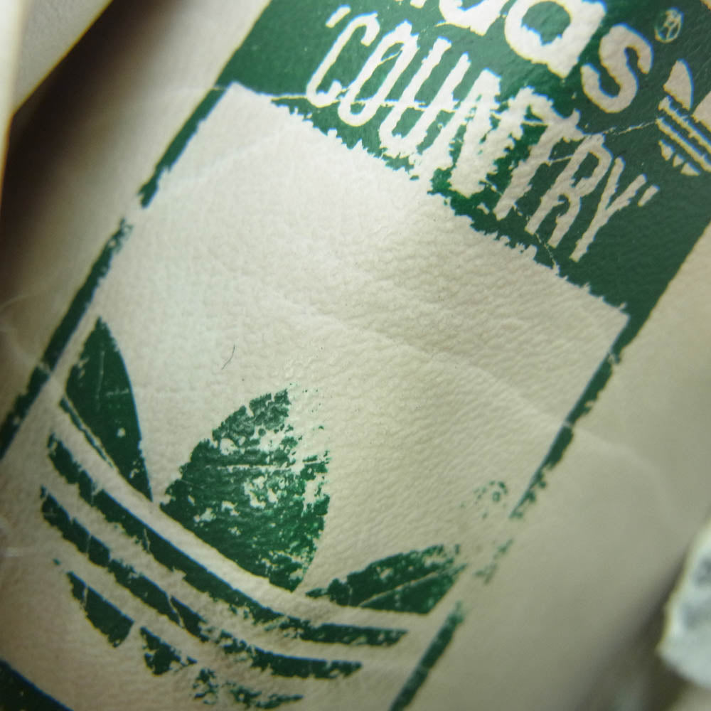 adidas アディダス フランス製 80s Country カントリー ローカット スニーカー ホワイト系 グリーン系 42 2/3【中古】