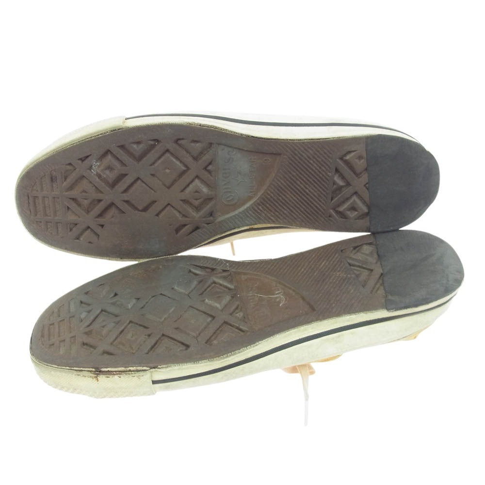 CONVERSE コンバース USA製 80s オールスター ローカット スニーカー からし マスタード ブラウン系 9【中古】