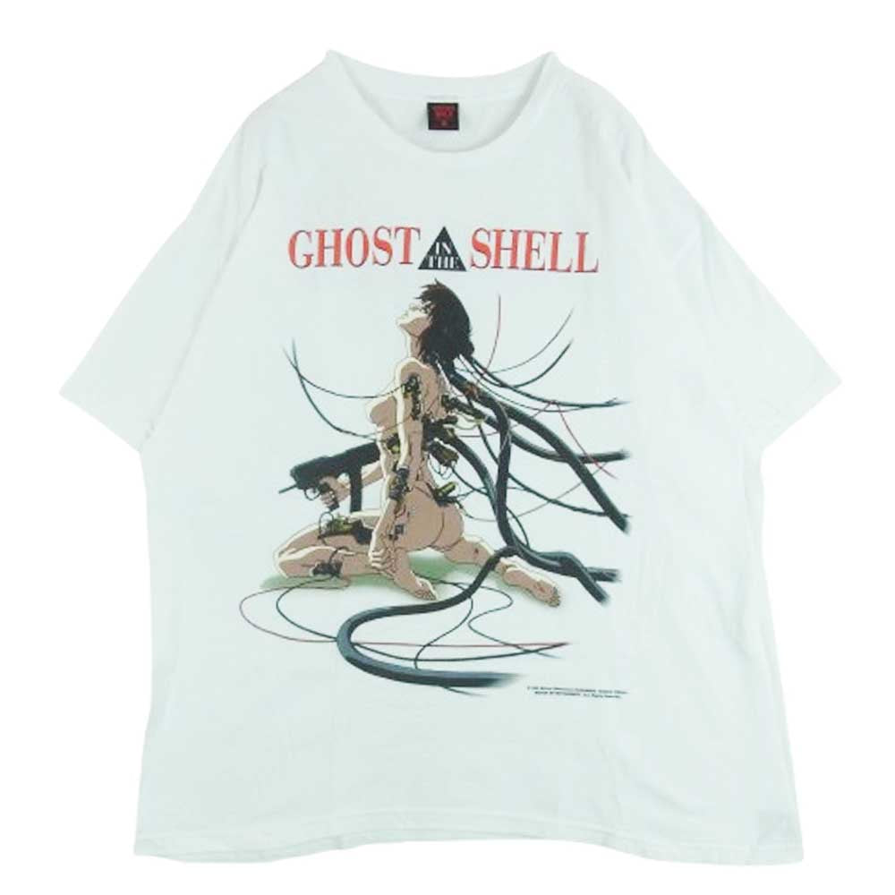 GEEKS RULE ギークスルール GHOST IN THE SHELL 攻殻機動隊  Silkscreen vol.03 シルクスクリーン プリント 半袖 Tシャツ ホワイト系 XXL【中古】