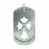 CHROME HEARTS クロムハーツ（原本無） D TAG LRG CROSS DAGG カットアウト クロス ダガー ラージ ドッグタグ  ペンダント トップ シルバー系【中古】