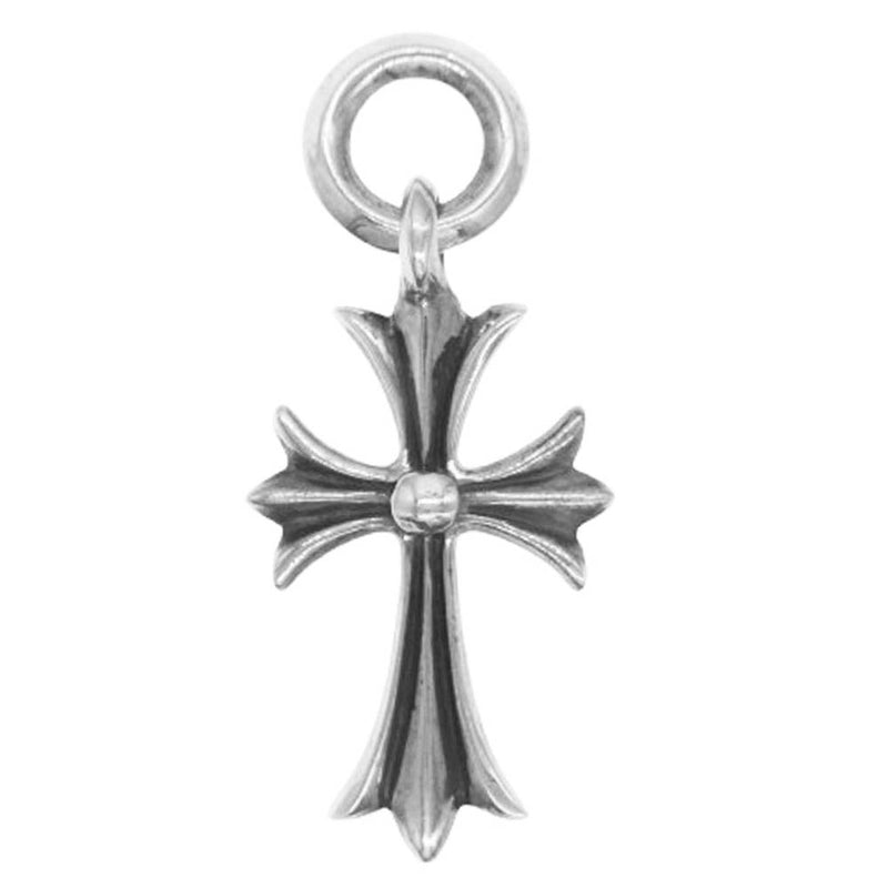 CHROME HEARTS クロムハーツ（原本無） TINY CH CROSS タイニーCHクロス チャーム ペンダント トップ シルバー系【中古】