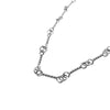 CHROME HEARTS クロムハーツ（原本無） 18KWG NECKCHAIN T 16inch ホワイトゴールド ツイストチェーン 16インチ ネックレス シルバー系【中古】