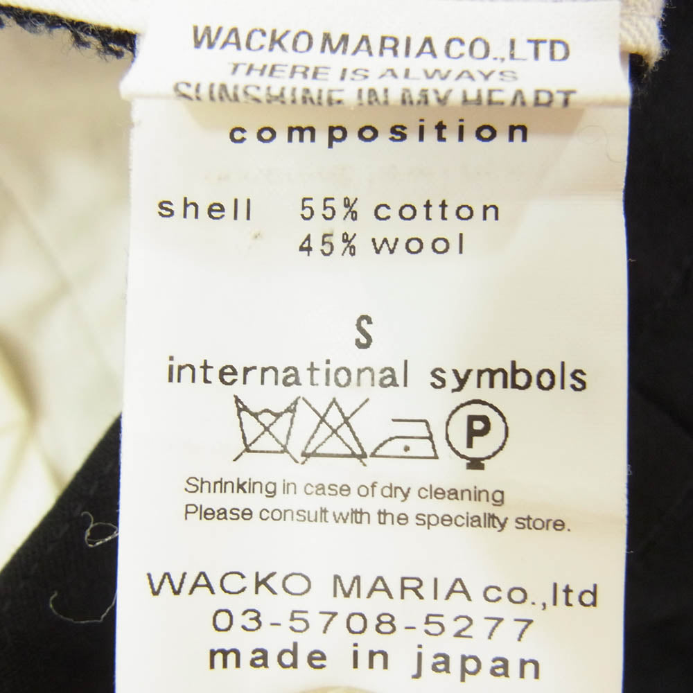 WACKO MARIA ワコマリア スラックス パンツ ブラック系 S【中古】
