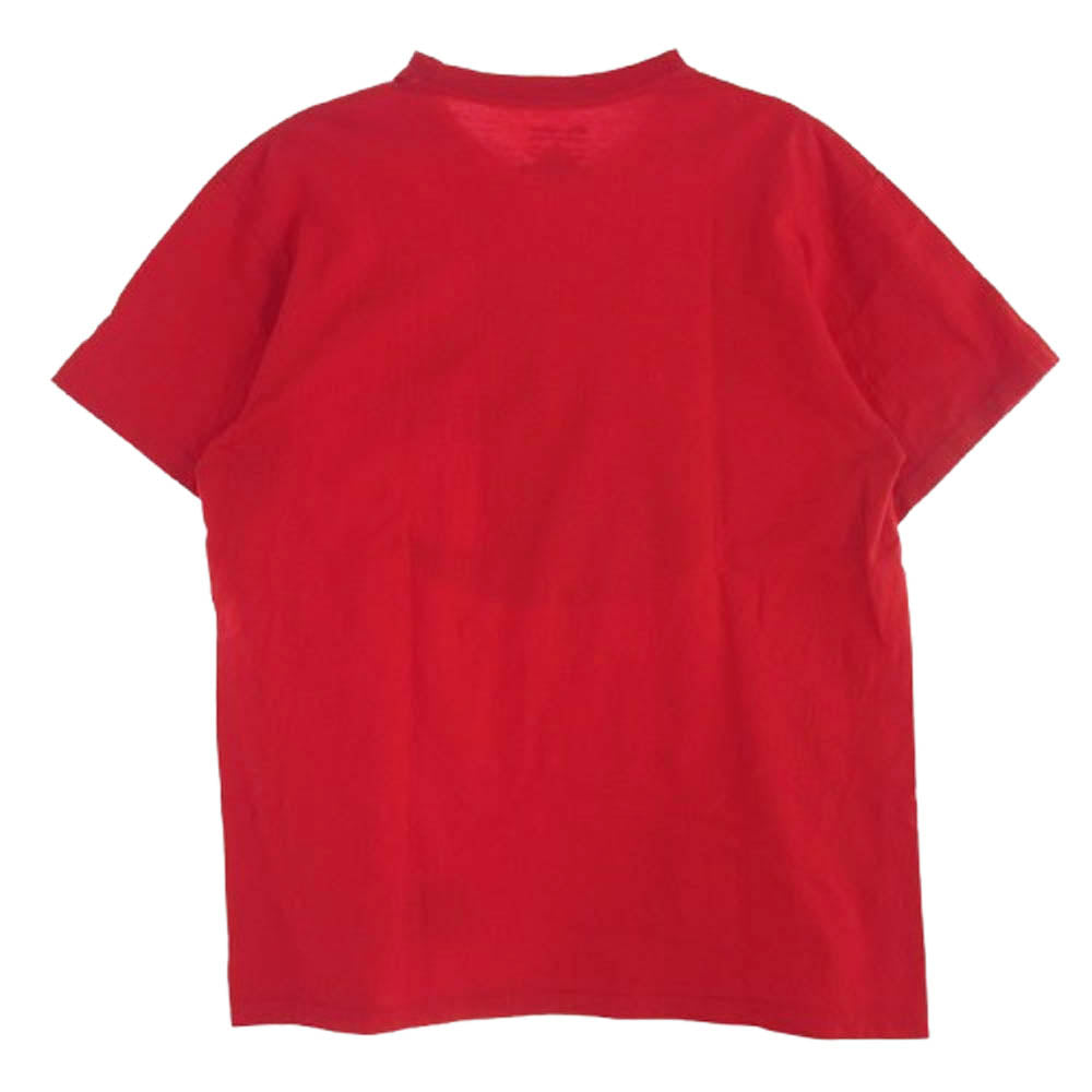 Supreme シュプリーム 19SS Champion Chrome T Shirt チャンピオン プリント 半袖 Tシャツ レッド系 L【中古】