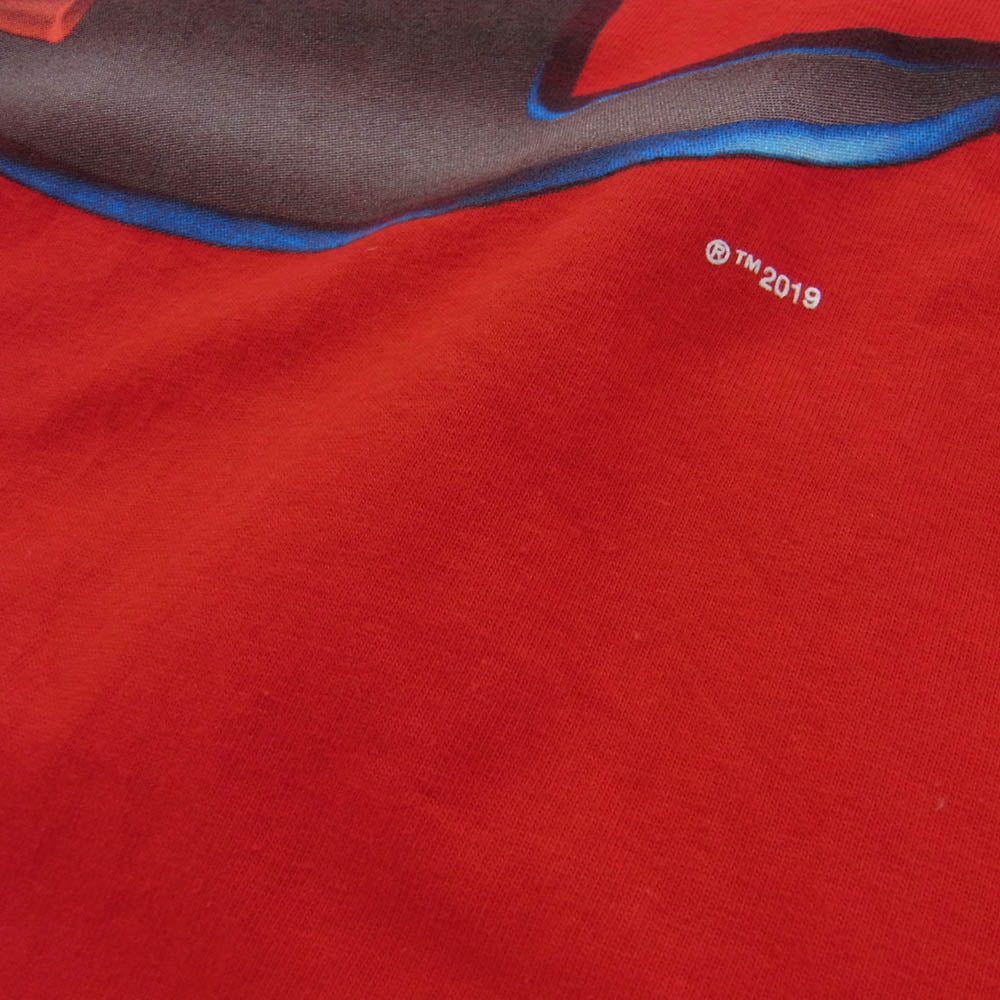 Supreme シュプリーム 19SS Champion Chrome T Shirt チャンピオン プリント 半袖 Tシャツ レッド系 L【中古】