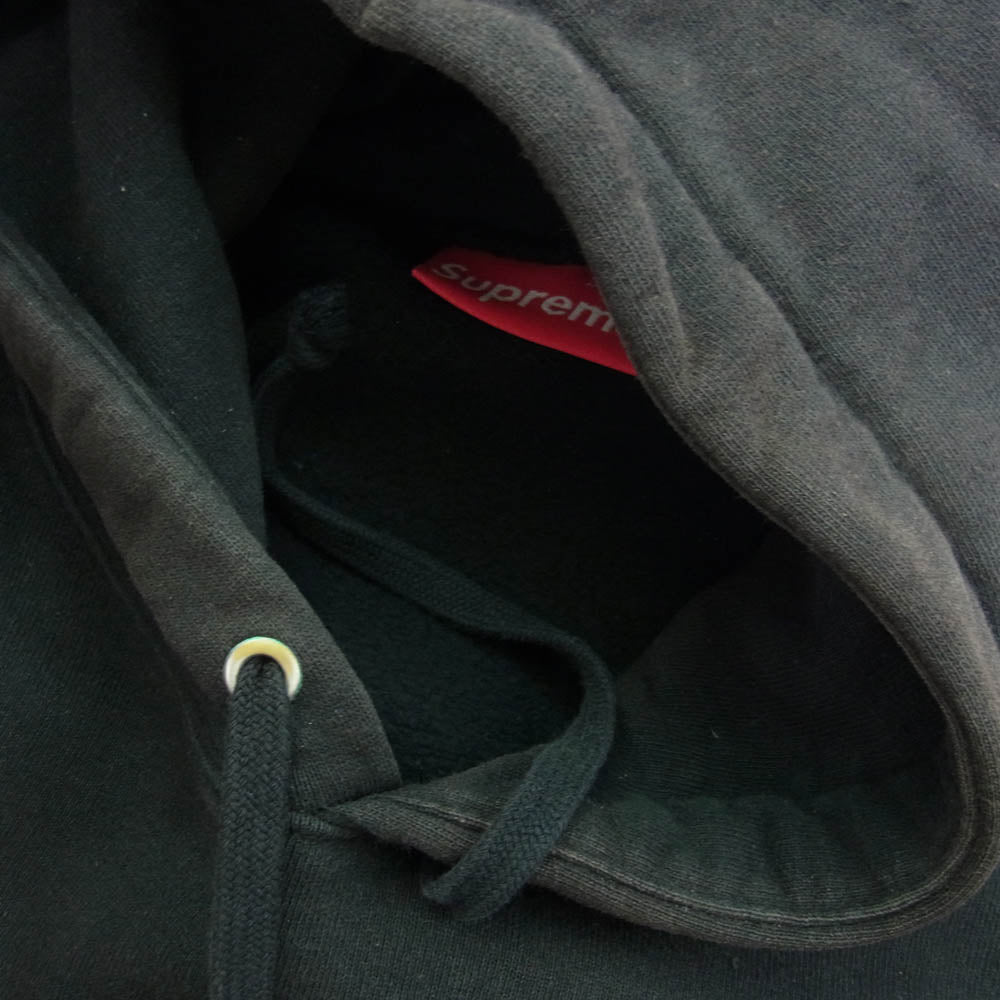 Supreme シュプリーム 19SS Toy Uzi Hooded Sweatshirt ピストル グラフィック刺繍 スウェット パーカー ブラック系 L【中古】